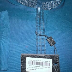 Peacock Blue Men's Kurta